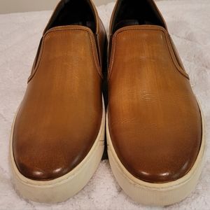New Bruno Magli men's leather loafers